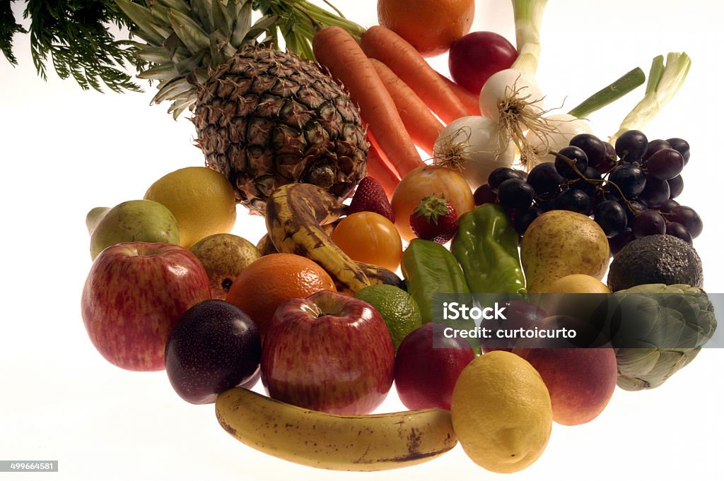 Still life of fruits and vegetables Apple - Fruit Stock Photo