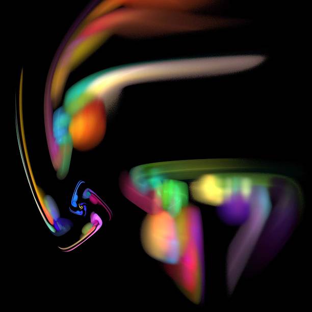 istock Digital Fractal on Black 499666269