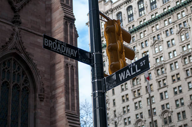 istock Wall street and Broadway 499677181
