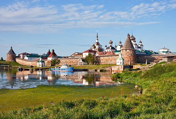 Solovetsky Monastery stock photo