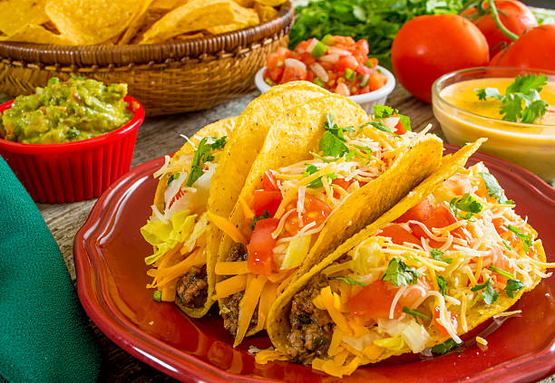 istock plate of crispy beef tacos 499678597
