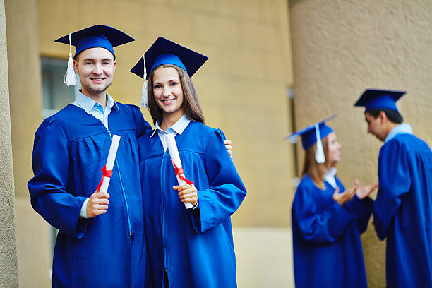 istock Friends with diplomas 499678899