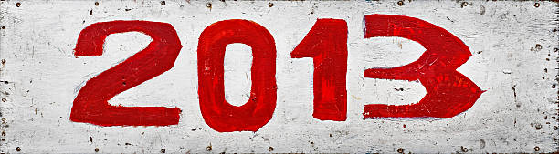 istock year 2013 on plywood board 499679785