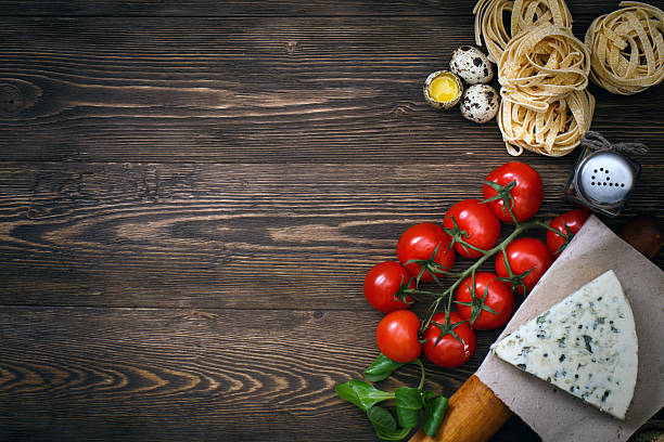 istock Italian food recipe on rustic wood 499679911