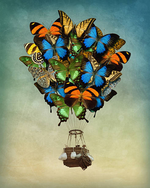istock Butterfly hot air balloon 499680025