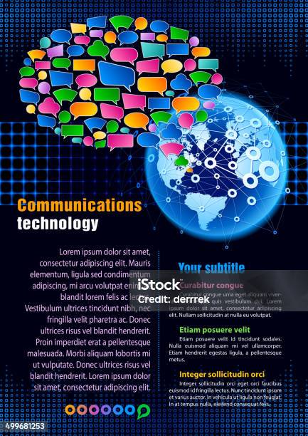 Communication Technology Stock Illustration - Download Image Now - Abstract, Africa, Asia