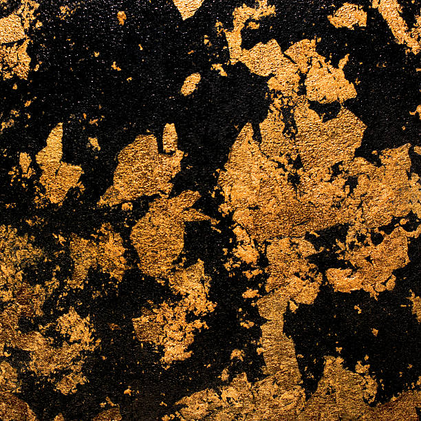 złote tło czarne plamki - gilded zdjęcia i obrazy z banku zdjęć