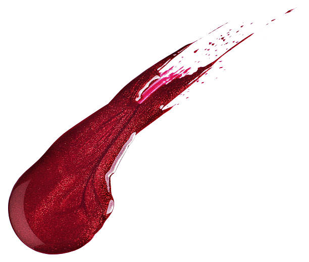 istock red wine nail hair, nail polish 499687676
