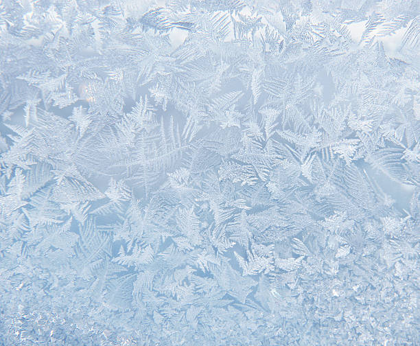 フロスト模様のウィンドウ - ice crystal 写真 ストックフォトと画像