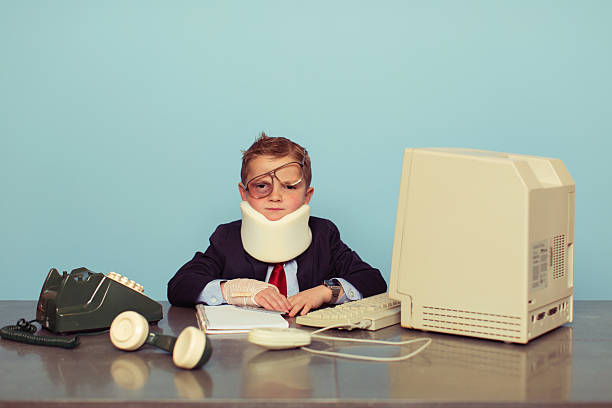 istock Financial Advisor Boy has a Black Eye 499691720