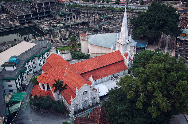 istock Old white St Anthony church in Kuala Lumpur 499694057
