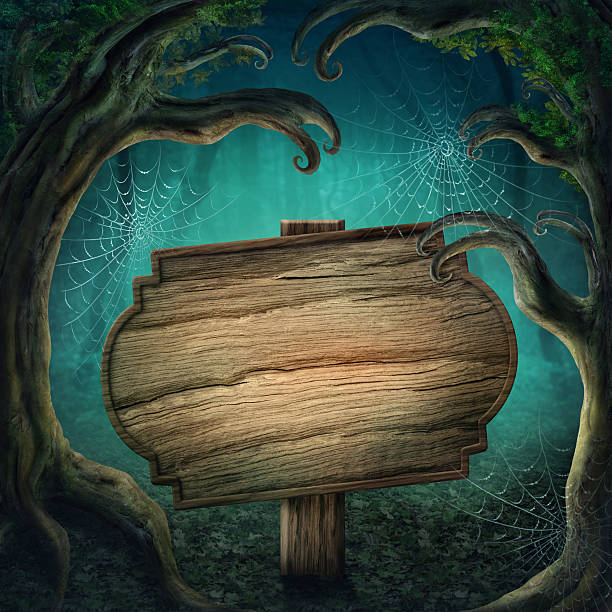 istock Wooden sign and birds 499696073