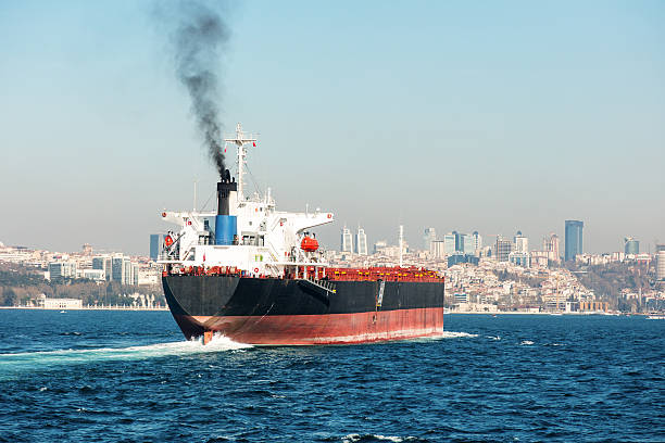 istock Oil Tanker on the way 499696701