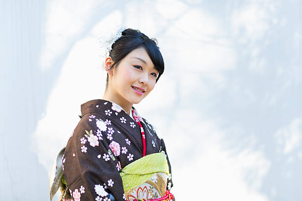 istock Pretty Kimono woman 499698882