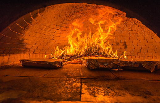 Inside an old brick oven, (Savona ,Italy)