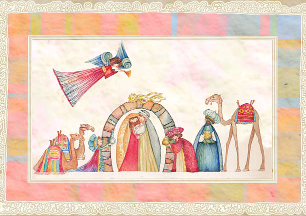 istock Christmas Nativity scene. Jesus, Mary, Joseph 499699760