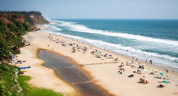 istock Timelapse Beach on the Indian Ocean. India (tilt shift lens). 499701045