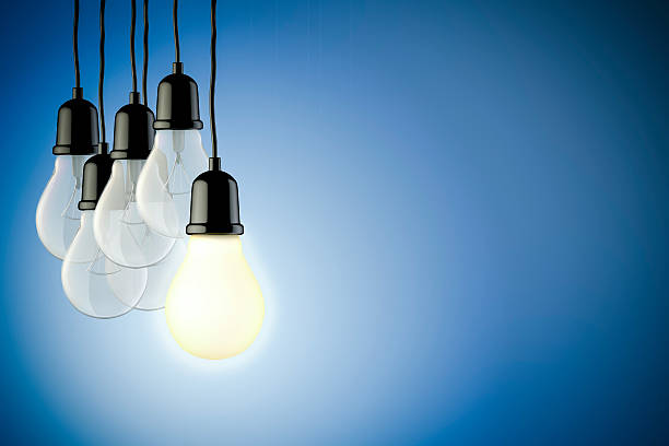istock 3d light bulb on vintage concrete wall 499715997