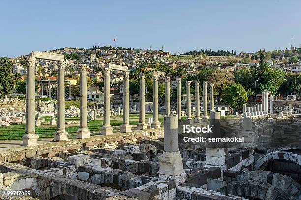 Ancient Ruins Of Smyrna In Izmir Turkey Stock Photo - Download Image Now - Anatolia, Architecture, Asia