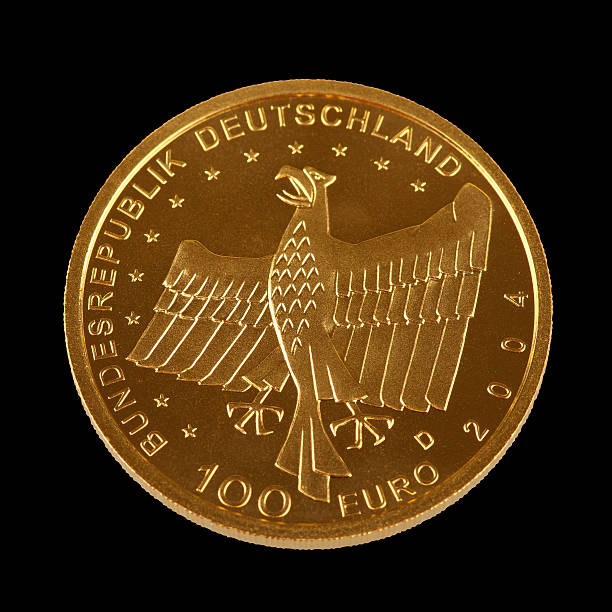 istock One hundret Euro gold coin - isolated 499717540