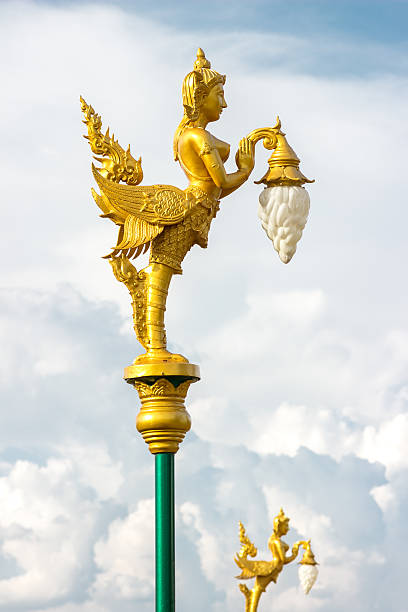 istock Decorated street lamp. 499718079
