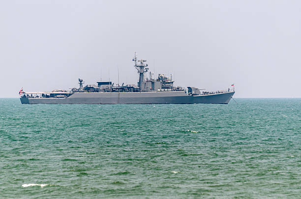 istock Thai Warships Moored in Sea 499720499