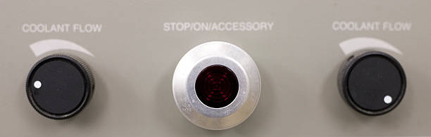 Red Button Control stock photo