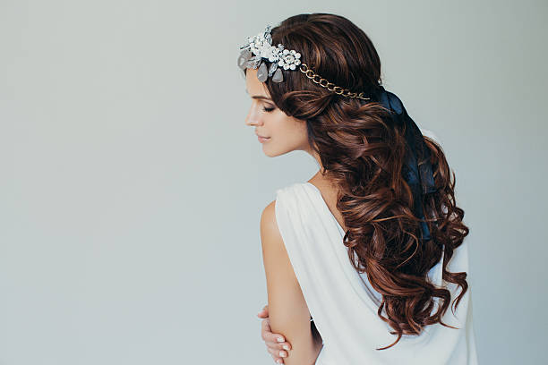 istock Studio shot of young beautiful bride 499721965