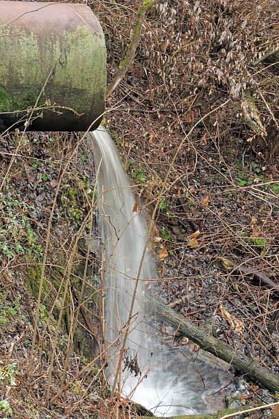 istock Water flowing from the pipes 499725052