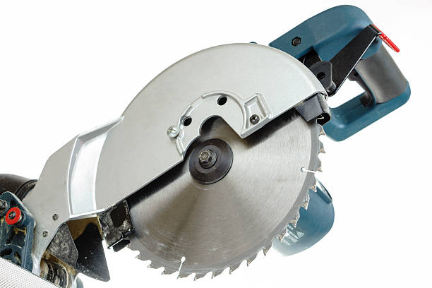 istock Mitre saw blade isolated 499726760