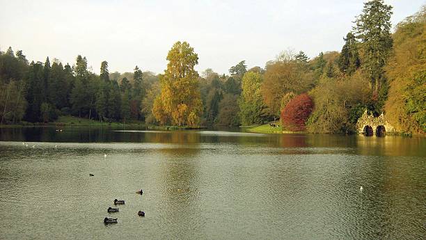 istock Lake scene in Autumn 499734807