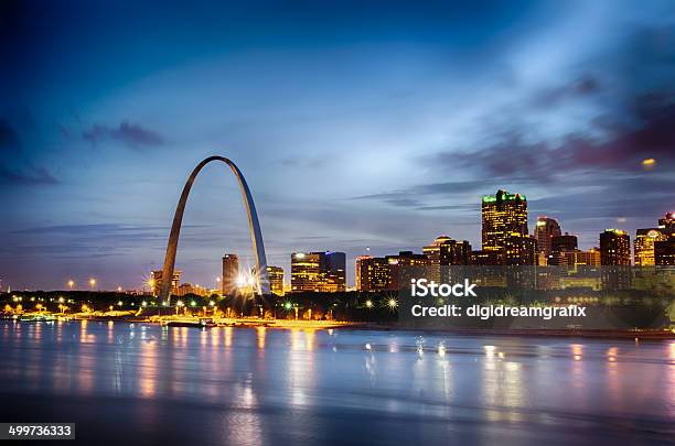 City Of St Louis Skyline Stock Photo - Download Image Now - St. Louis - Missouri, Urban Skyline, Missouri