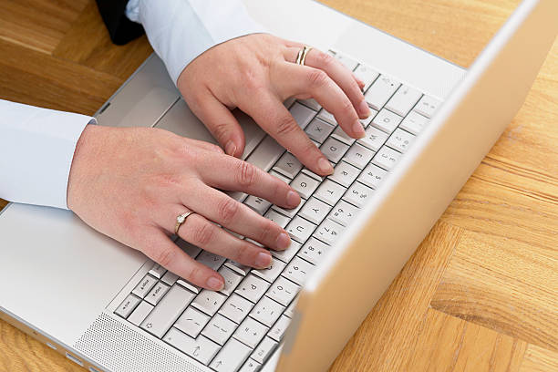 Business woman working stock photo