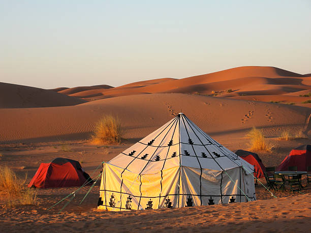 istock Tent in the desert 499738956