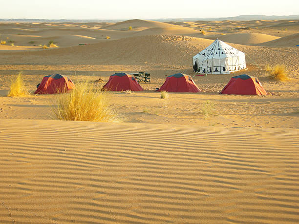 istock Tent in the desert 499739056