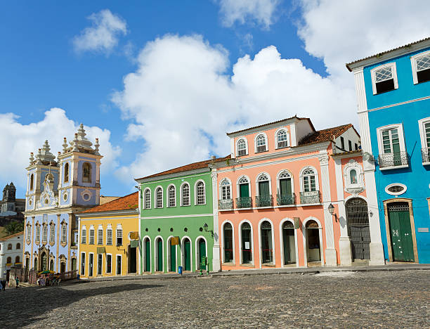 brazylia salvador pelourinho kościół nosso senhor czy bonfim - pelourinho zdjęcia i obrazy z banku zdjęć