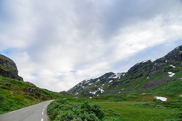 istock Curvy mountain road between scenic rocks 499739798