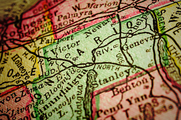 istock Ontario | New York County Maps 499747082