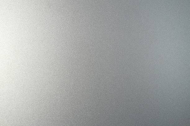 istock Silver metallic paint on steel 499747870