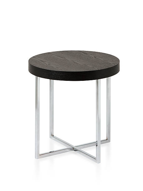 istock Steel table with wooden top 499749150