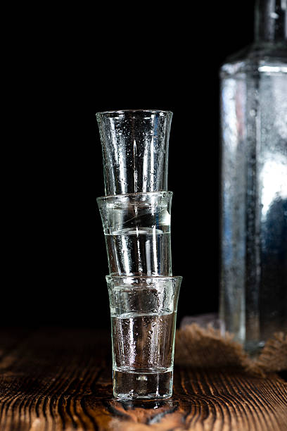 istock Pile of empty shot glasses 499749688