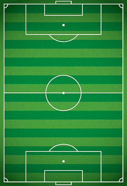 istock Vertical Realistic Football - Soccer Field Illustration 499754068