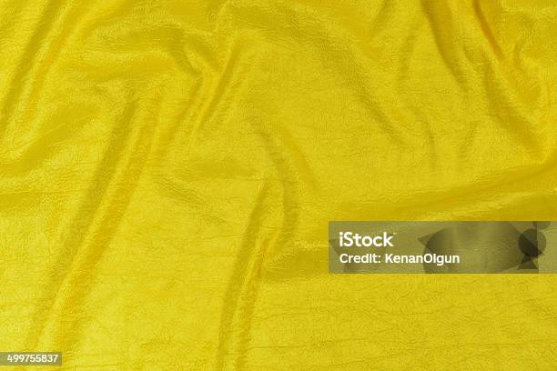 Yellow Satin Background Stock Photo - Download Image Now - Abstract, Arts Culture and Entertainment, Backgrounds