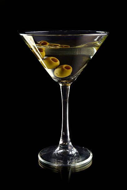 Martini with olives