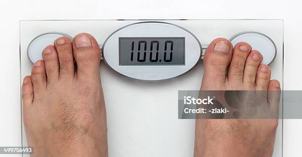 Human Foot On The Weight Scale Stock Photo - Download Image Now - Glass -  Material, Scale, Weight Scale - iStock