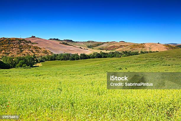 Toscana Paisagem De Val Dorcia Italy - Fotografias de stock e mais imagens de Agricultura - Agricultura, Ajardinado, Ao Ar Livre