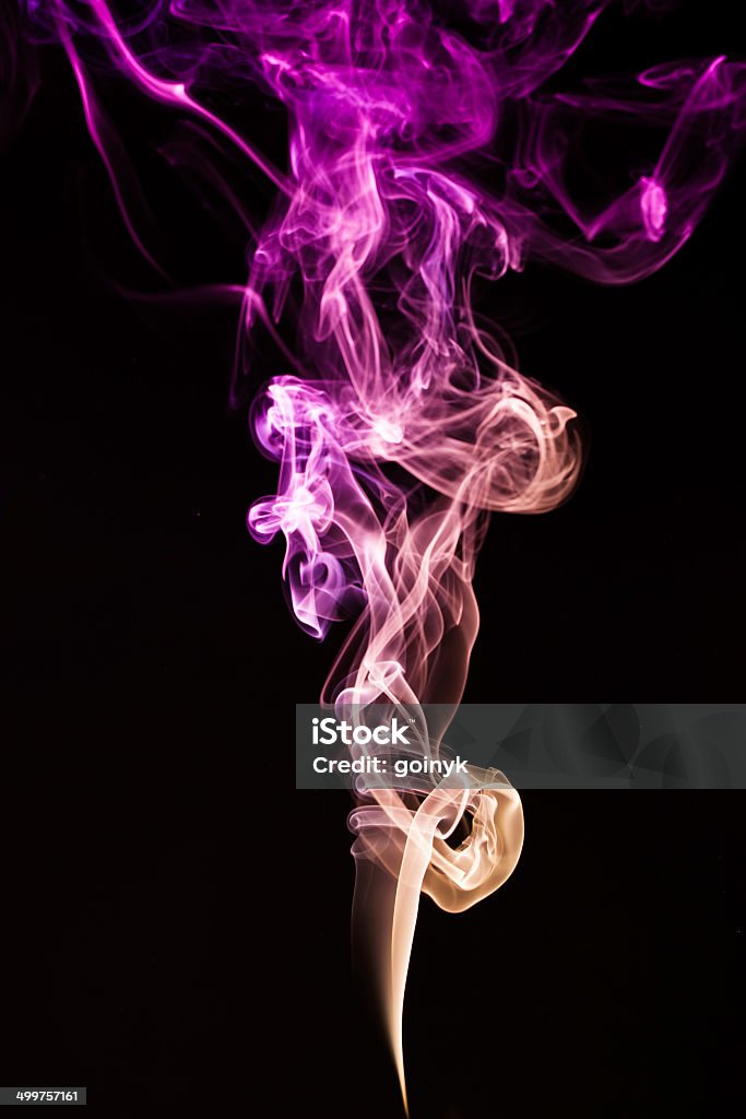 abstract background Mistery beautiful smoke on the black background Abstract Stock Photo