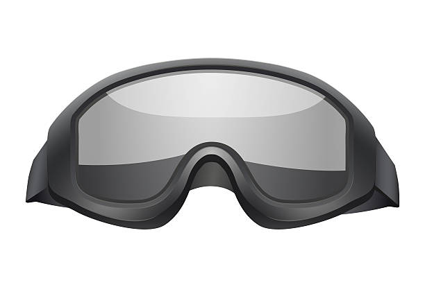 istock Military black goggles. Isolated on white background. Bitmap copy. 499757315