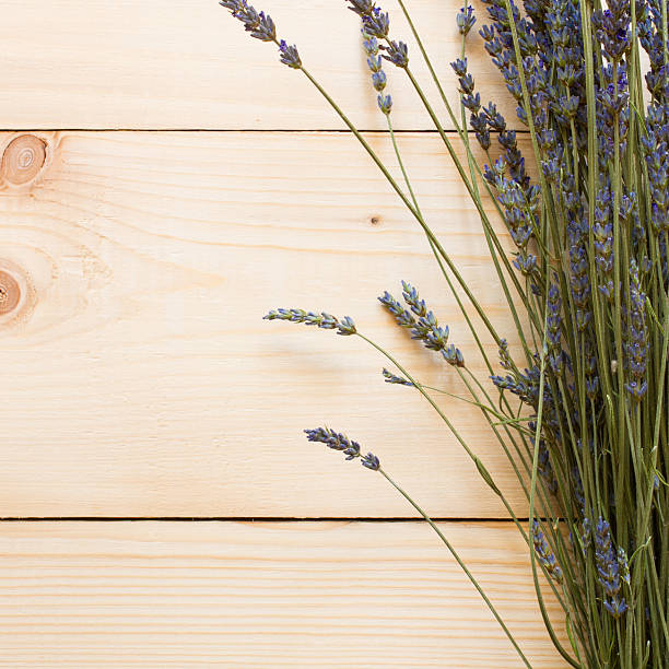 istock lavender flower on wood 499757345