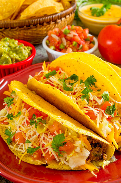 istock plate of crispy beef tacos 499757579